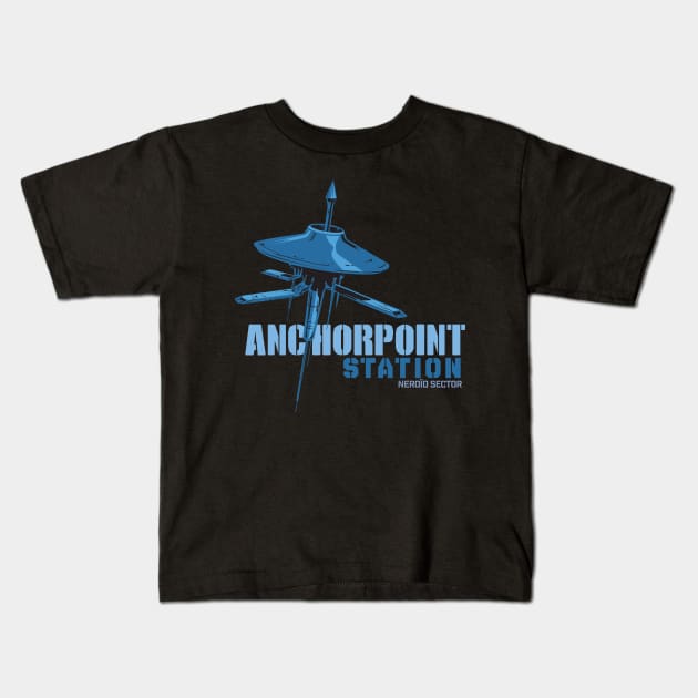 Anchorpoint Station Kids T-Shirt by MindsparkCreative